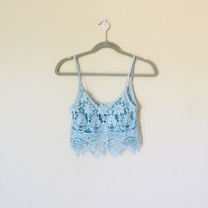 Baby Blues Crop Top